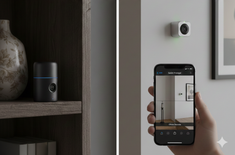 cámara de vigilancia pequeña